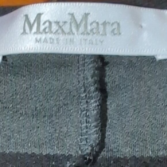 MaxMara Black and Tan Striped Women's Top - Picture 5 of 5